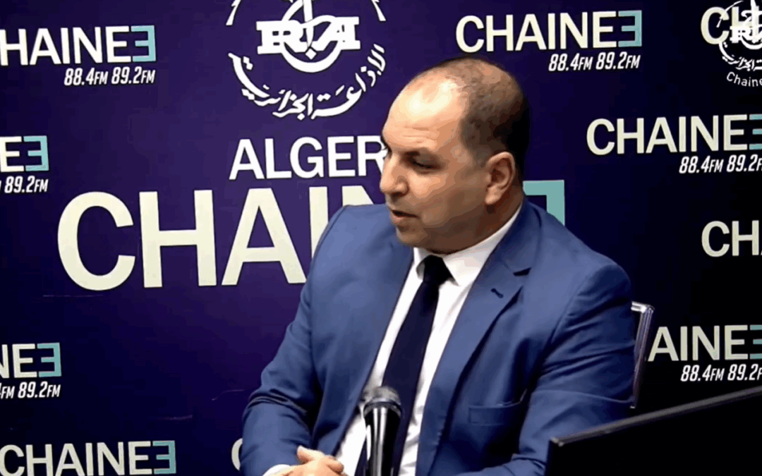 Invité du jour sur les ondes de la Radio Alger Ch3