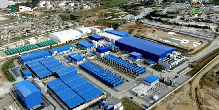 مصنع تحلية مياه البحر كاب جنات2 ولاية بومرداس