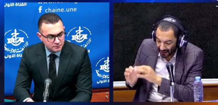 مشاركة إعلامية الإذاعة الجزائرية القناة الاولى