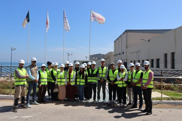 الأمن المائي زيارة بيداغوجية محطة تحلية مياه البحر قورصو