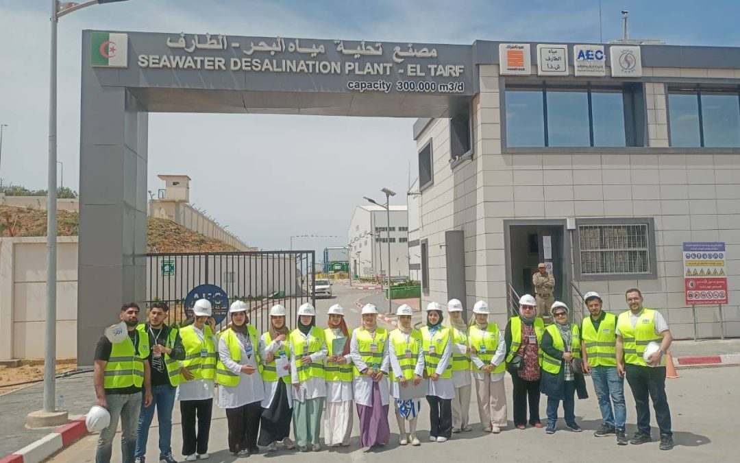 الشركة الجزائرية لتحلية المياه الأمن المائي زيارة بيداغوجية مصنع تحلية مياه البحر  طارف