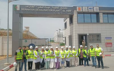 الشركة الجزائرية لتحلية المياه الأمن المائي زيارة بيداغوجية مصنع تحلية مياه البحر  طارف